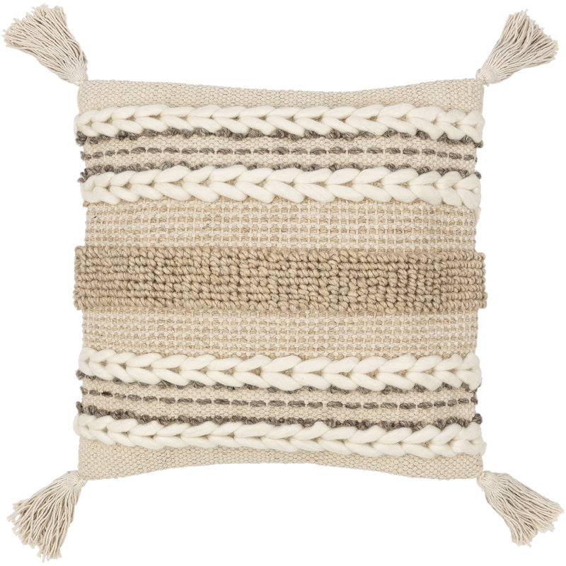 Coussin 100% coton Tov, Duvet, 22 po x 22 po
