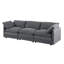 Canapé modulaire en forme de U 6 pièces avec repose-pieds amovible-695462336