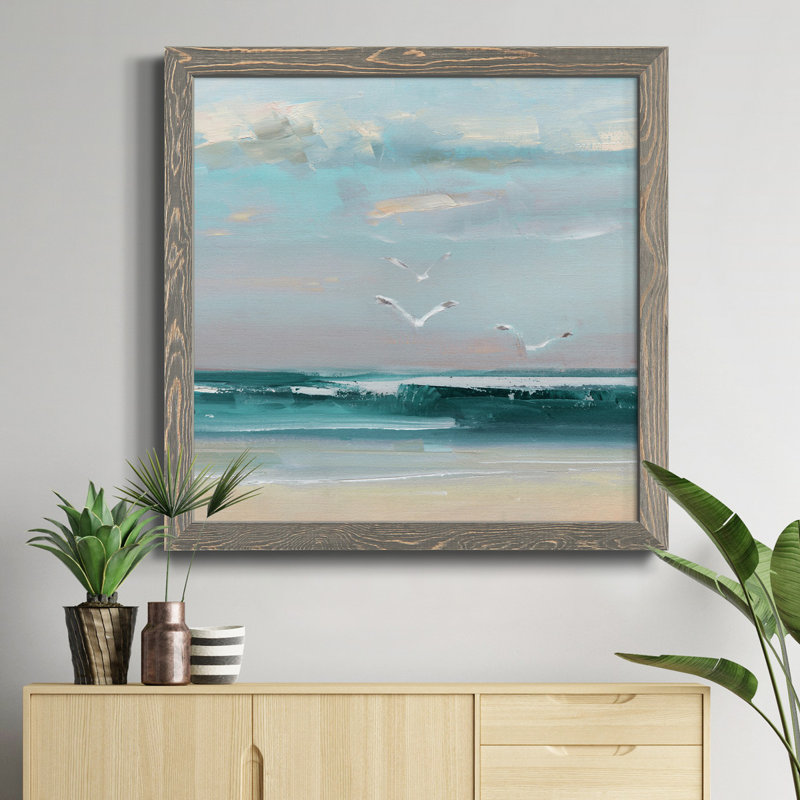 «Life Happens», art textuel sur toile, H 17 po x l 17 po x P 1,5 po, Cadre gris