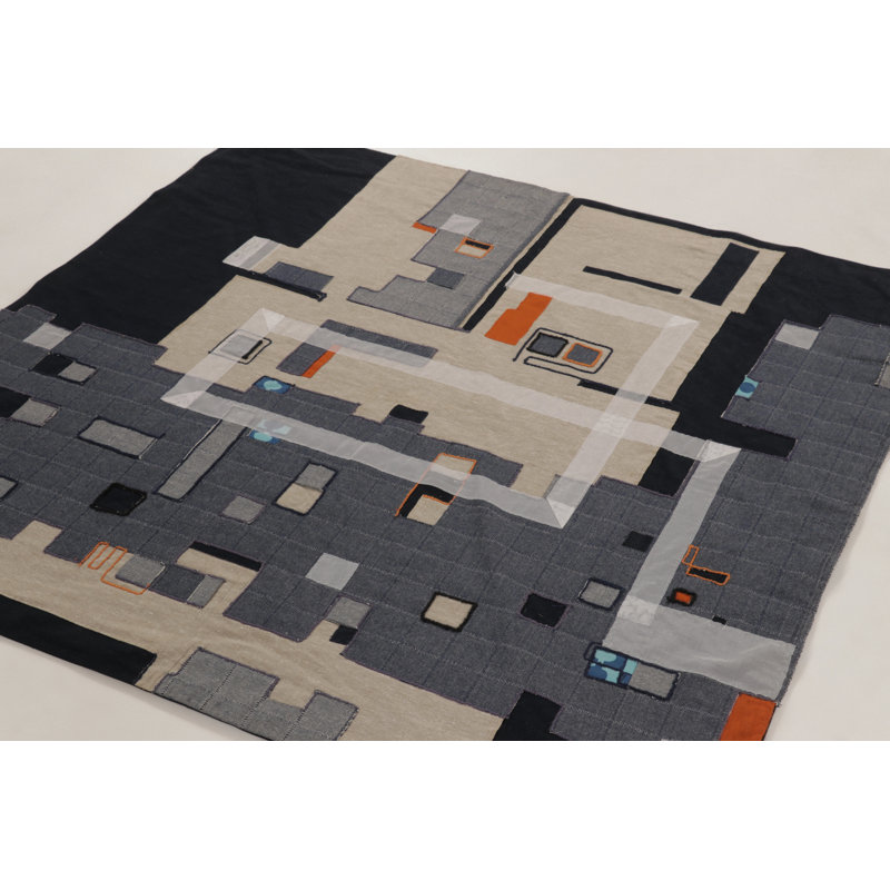 Cotton and Silk Area Rug