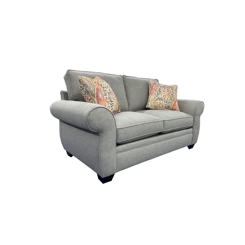 Porter Designs Oasis Transitional Loveseat, Gray