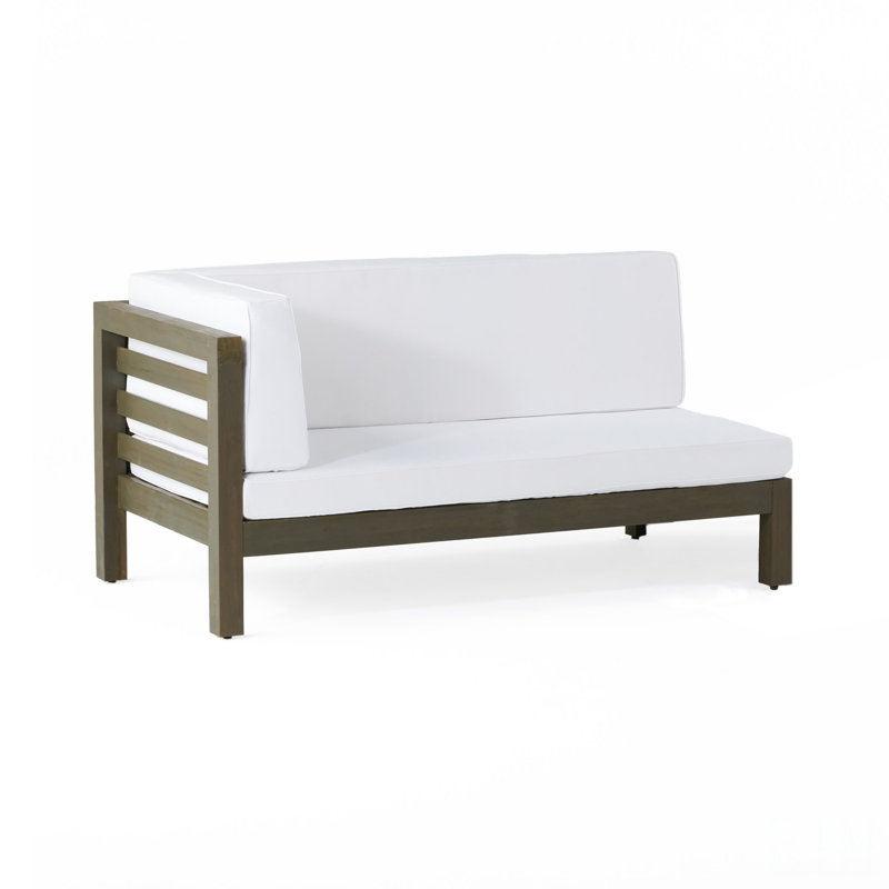 Oana Corner Bench, Gray, White