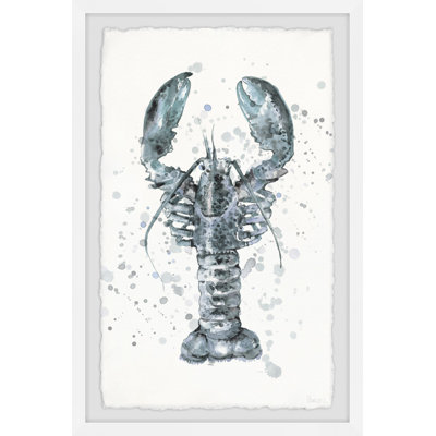 Mighty Gray Lobster by Parvez Taj - Single Picture Frame Print