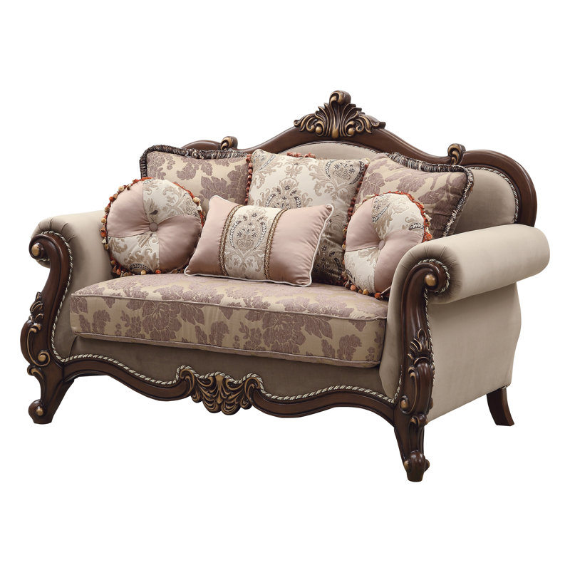 Aniysa 69.5'' Velvet Rolled Arm Loveseat