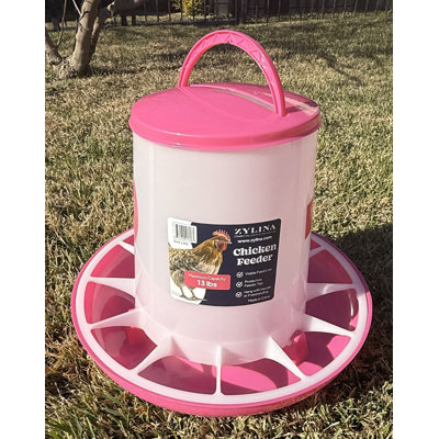 Chicken Feeder 13 lbs - Fuchsia
