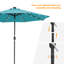 Parasol de marché éclairé 108 po Dorelli-74669004