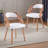 Upholstered Dining Chair With Wooden Frame-1273714990-1244952187