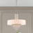 Claudelle 5 - Light Dimmable Drum Chandelier