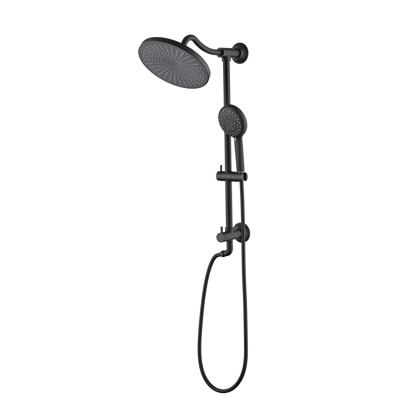 Pomme de douche combinée avec système de douche coulissante 5Sets