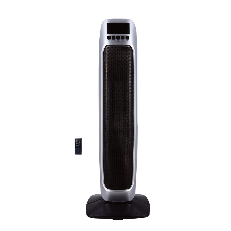Homevision Technology 1500 Watt 5000 BTU Electric Tower Space Heater with Adjustable Thermostat and with Digital Display