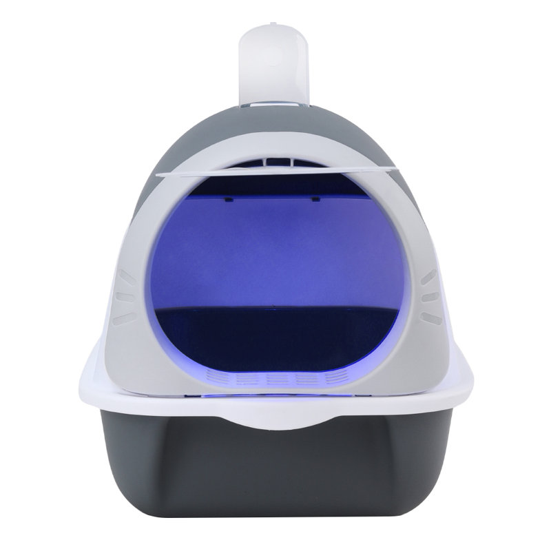 Litter Box, Grey/White