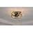 Korth 20.07" W Crystal Caged Metal Ceiling Fan