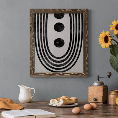 «Tubular Abstract II», peinture sur toile encadrée