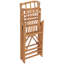 Chaise d'appoint pliante en rotin Agneda-422670218