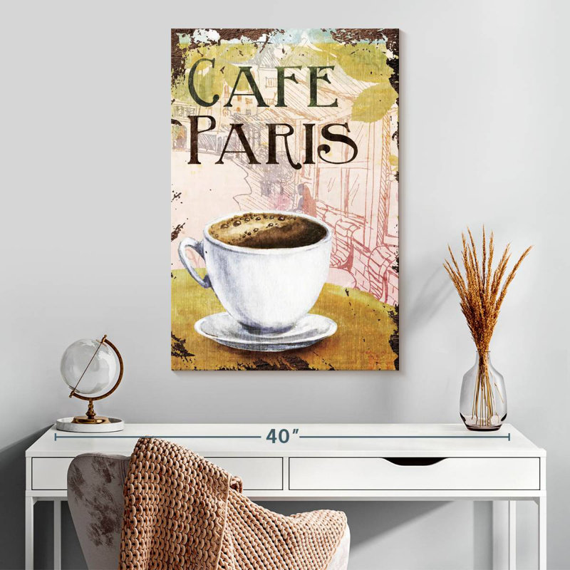 Yarlin Parisian Coffee, 30" H x 20" W