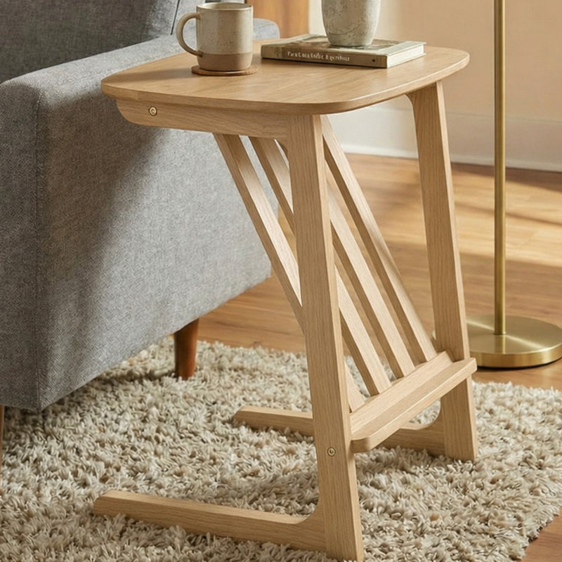 Solid Wood C Table End Table