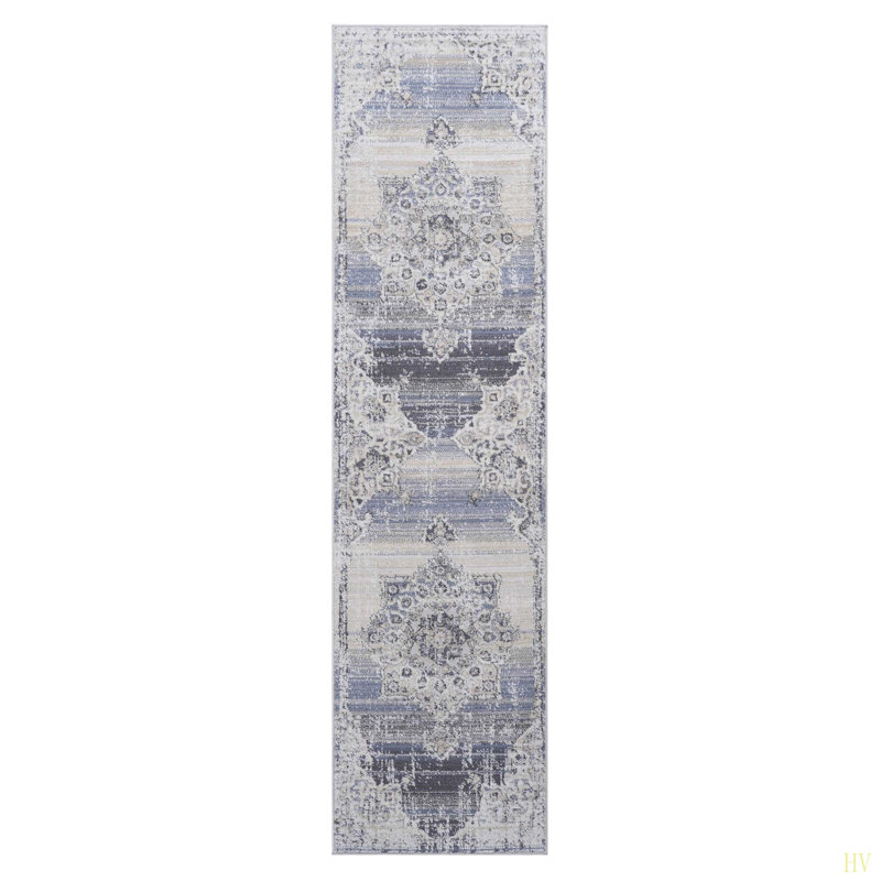 Collection 2X8 / /Medallion Non-Shedding Living Room Bedroom Dining Home Office Stylish And Stain Resistant Area Rug