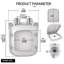 Square Toilet Seat Quick-release Soft-close Easy Clean - Durable Anti-bacterial Compact Wc Cover, Scratch-resistant Bathroom