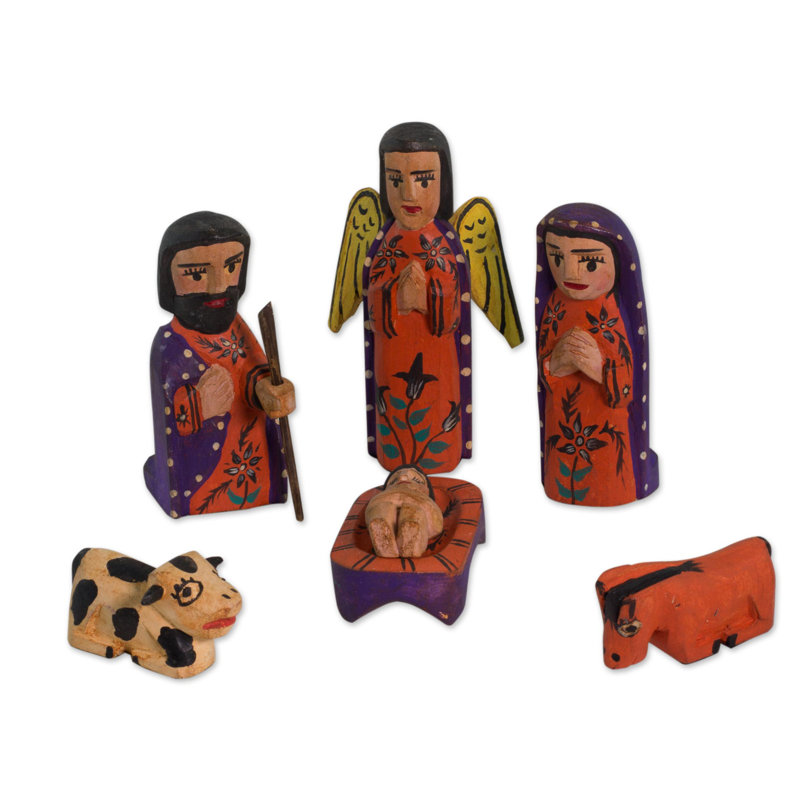 Ensemble de crèche de Noël 10 pièces fabriquée à la main Costelli