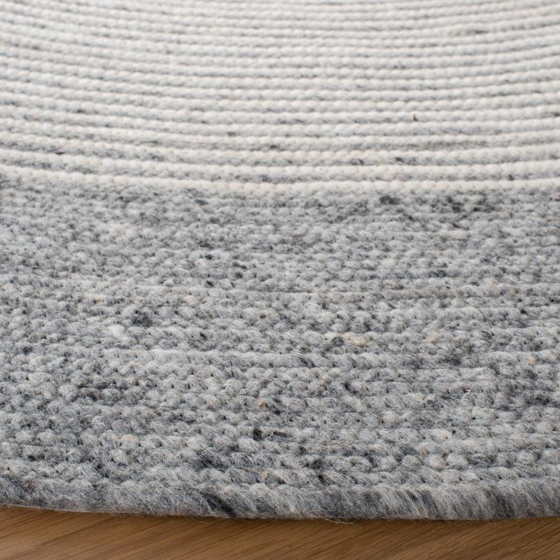 Tapis 60% laine, 40% coton tissé à la main Marcus, Ovale 5 pi x7 pi