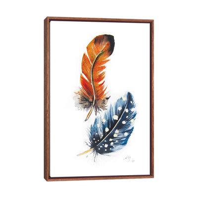 Feathers II 1 Piece Wall Art on Canvas