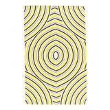 Geometric Area Rug in Yellow