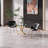 Gupton Round Glass Top Metal Base Dining Table-114545654-114545655