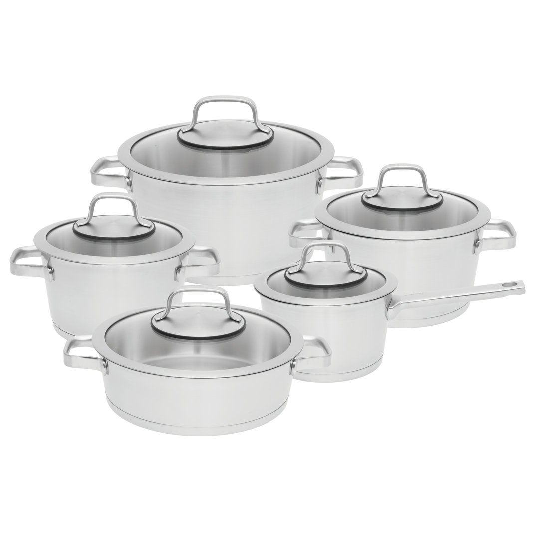 BergHOFF Manhattan 10 Piece Stainless Steel Cookware Set BergHOFF