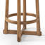 STARIA Swivel Upholstered Stool with Solid Wood Frame