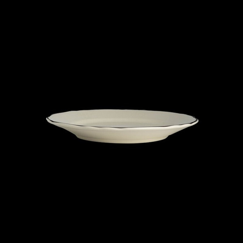 STYLELINE BLACK Plate Styleline Maroon, White/Black