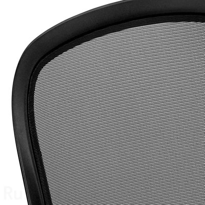 Black Mesh Black Metal Office Chair, Swivel, Armrests, Adjustable Height, Ergonomic Work, Contemporary Modern