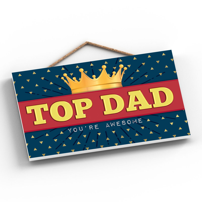Top Dad - Print on MDF