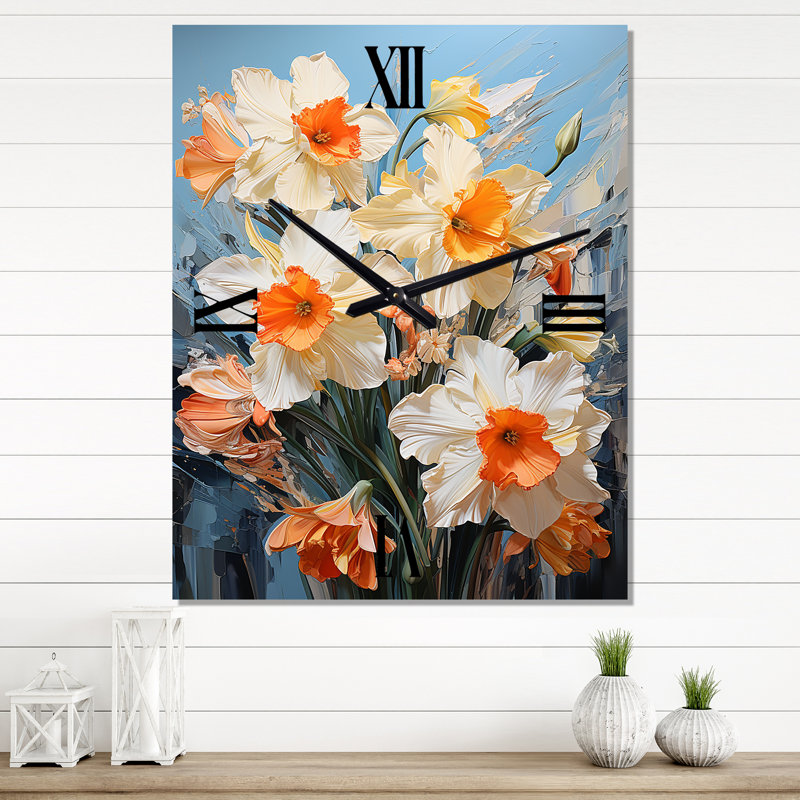 Horloge murale Balmir - Daffodils, Très grand