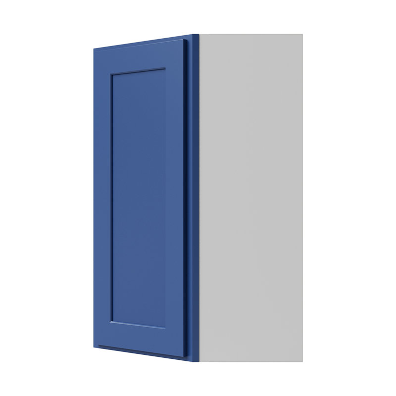 Armoire murale diagonale, Blue Shaker, 24" W x 36" H x 12" D