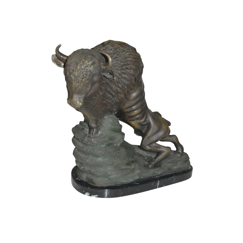 Statue de bison Haupt