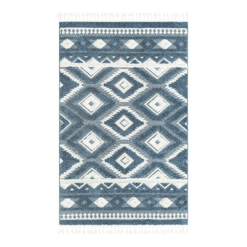 Josylin Geometric Indoor Rug, Rectangle 5'3" x 8'