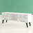 Doyers 53.15" Mid-Century Modern 5-Shelf TV Stand for TV's up to 50" in White and Walnut Brown-2122886522-2106869168