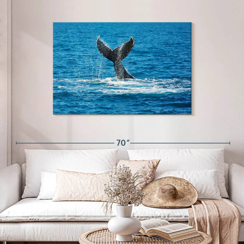 Brampt Whale Tail View, 30" H x 45" W