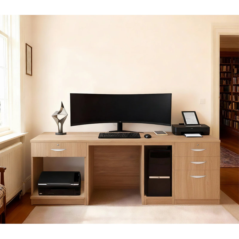 Walshaw Computer Desk, Sandstone