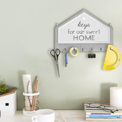 Lavertue Wall Organizer with Key Hooks