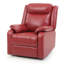 Fauteuil inclinable manuel berçant standard en similicuir de 33 po de largeur Mouzon-679051448