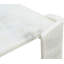 Table basse Abe en marbre véritable blanc-370637122