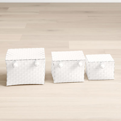 JVL Plastic Decorative Basket