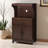 Iljana Dark Walnut Kitchen Pantry with 1 Drawer and 2 Doors, 45.09'' H X 23.83'' W X 15.50'' D-1292211603