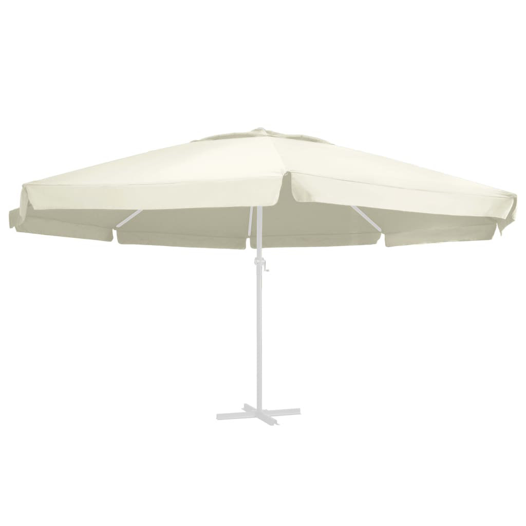 Vidaxl Replacement Fabric For Outdoor Parasol Sand 600 Cm Umbrella Top Cloth - Image 2