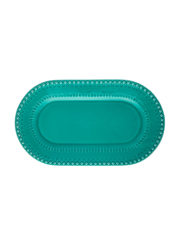 Bordallo Pinheiro Fantasy Platter, Aqua Green