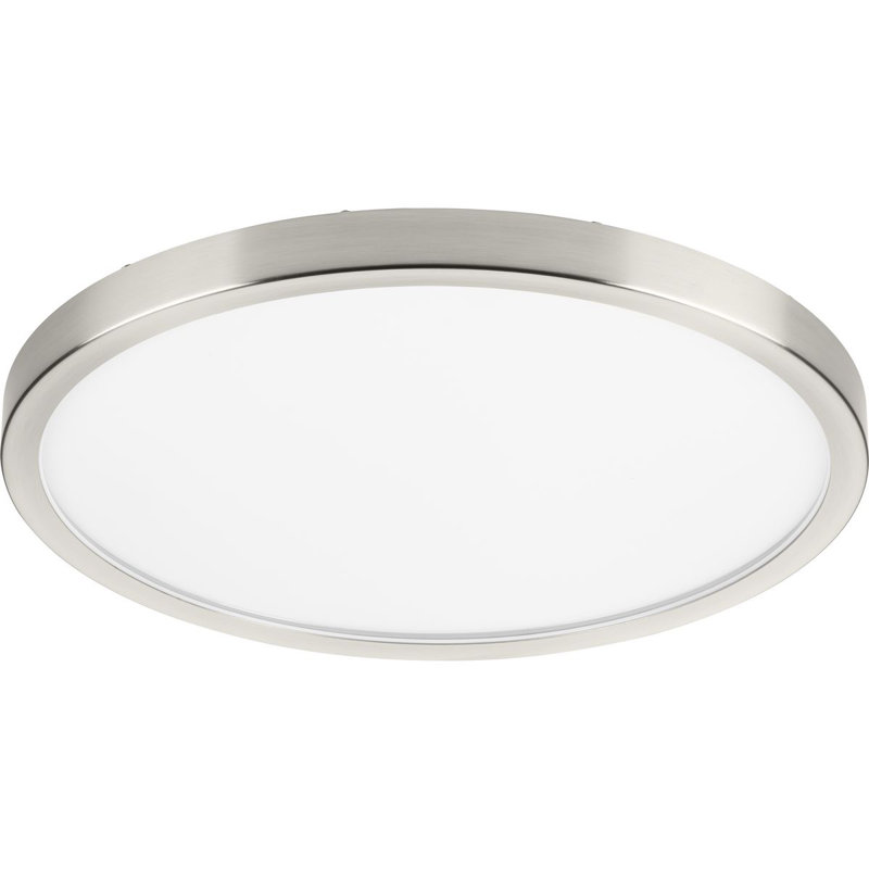 Filtre de lumière Arenijus Edgelit, Nickel brossé, H 1,1 po x l 18 po x P 18 po