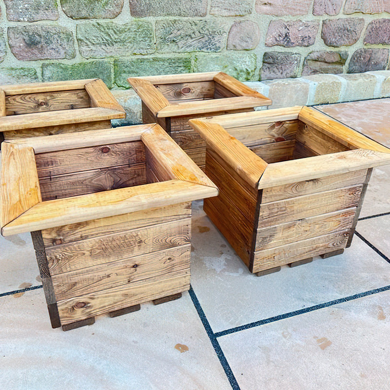 Chalfield Handmade Wood Planter Box