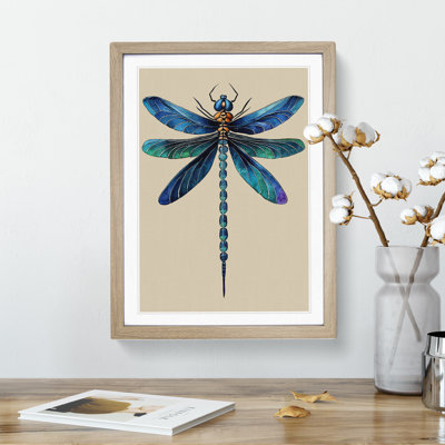 View of a Dragonfly - Framed Print