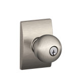 Orbit Knob with Century Trim Keyed Entry Lock